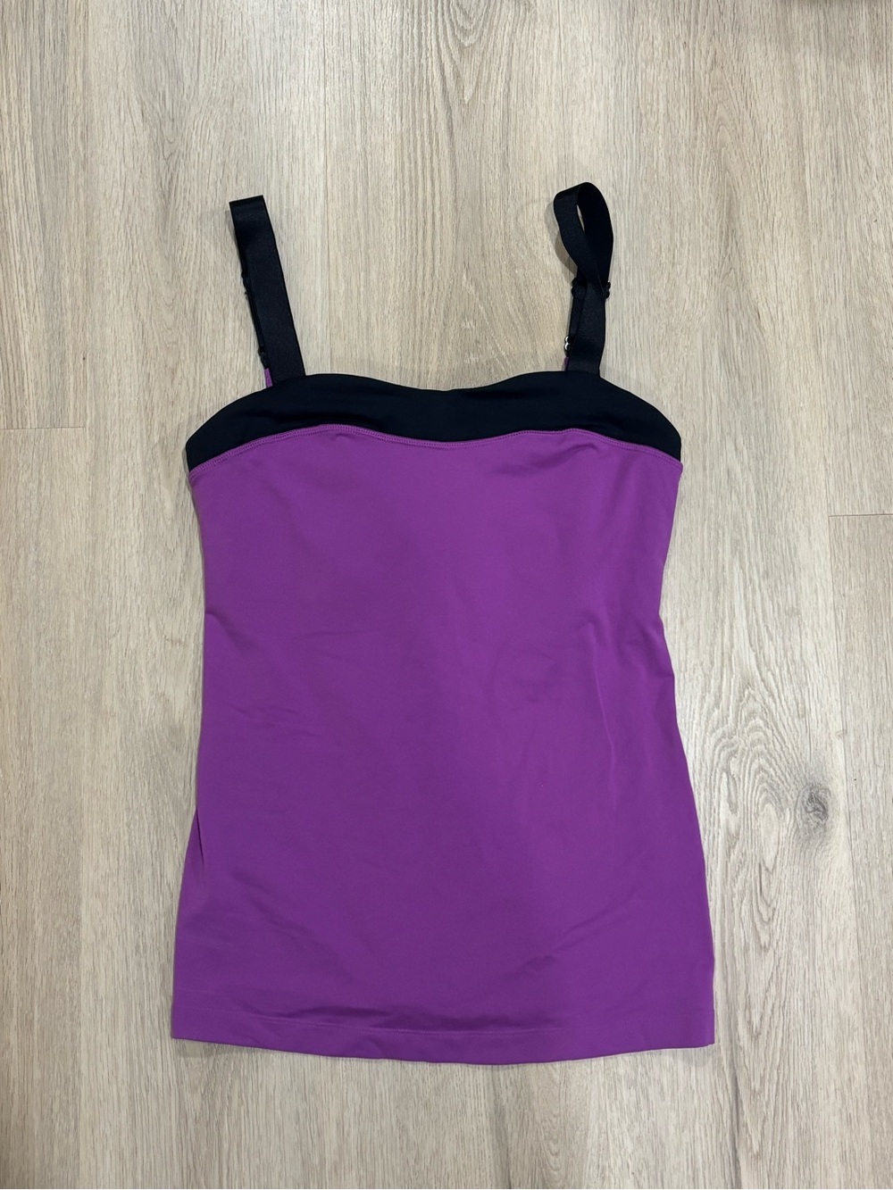 lululemon athletica Purple Camisole with Black Trim